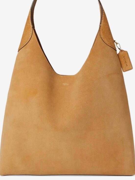 Handbags - Coach Brooklyn 39 In Sand Suede